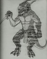Lizard warrior