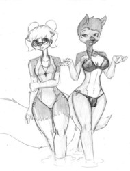 Girls at the beach