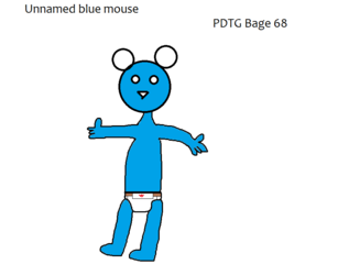 Blue mouse 