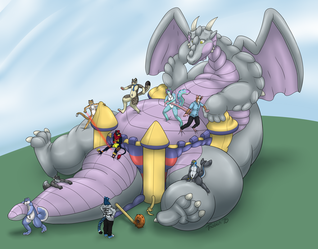 Bouncy Dragon Castle
