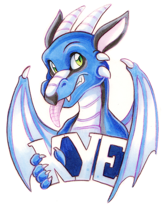 Kye the Dragon Badge