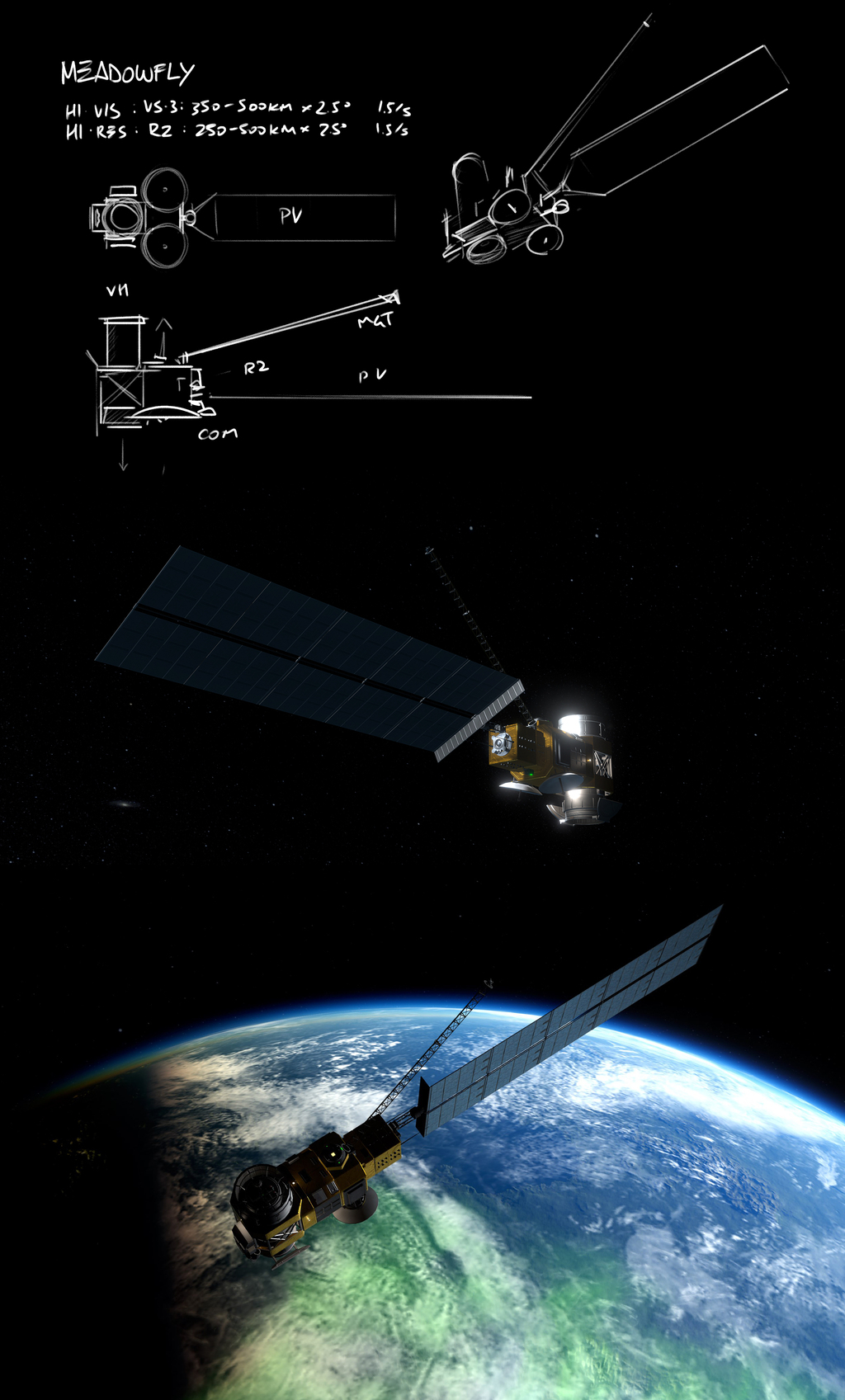 KSP: Meadowfly satellite