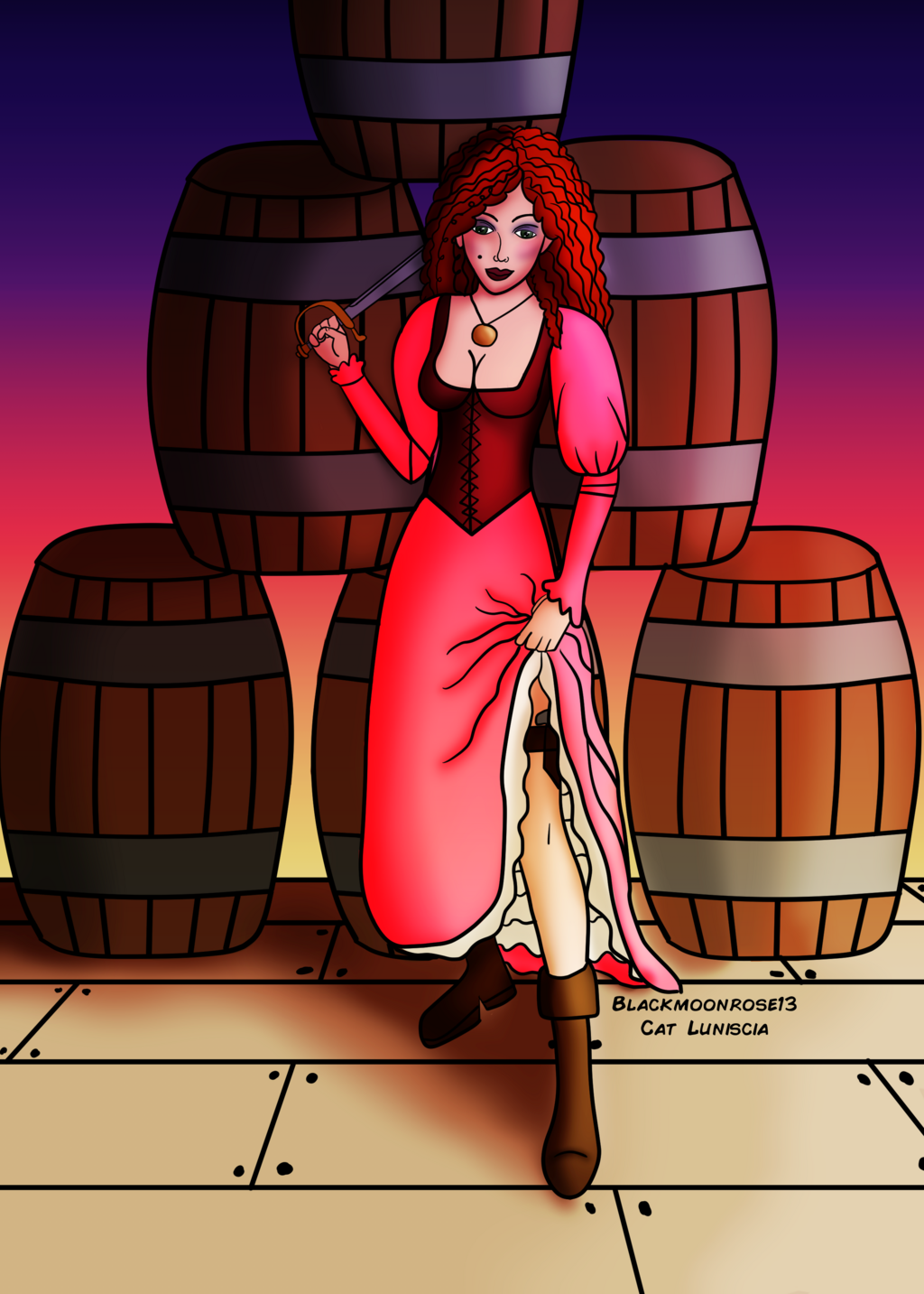 We Want's The Red Head Pirate Queen