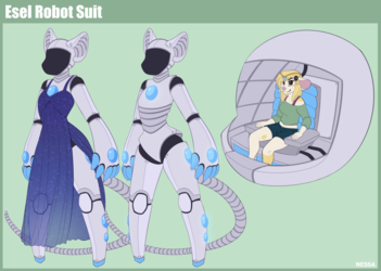 Esel Robot Suit Reference - Commission