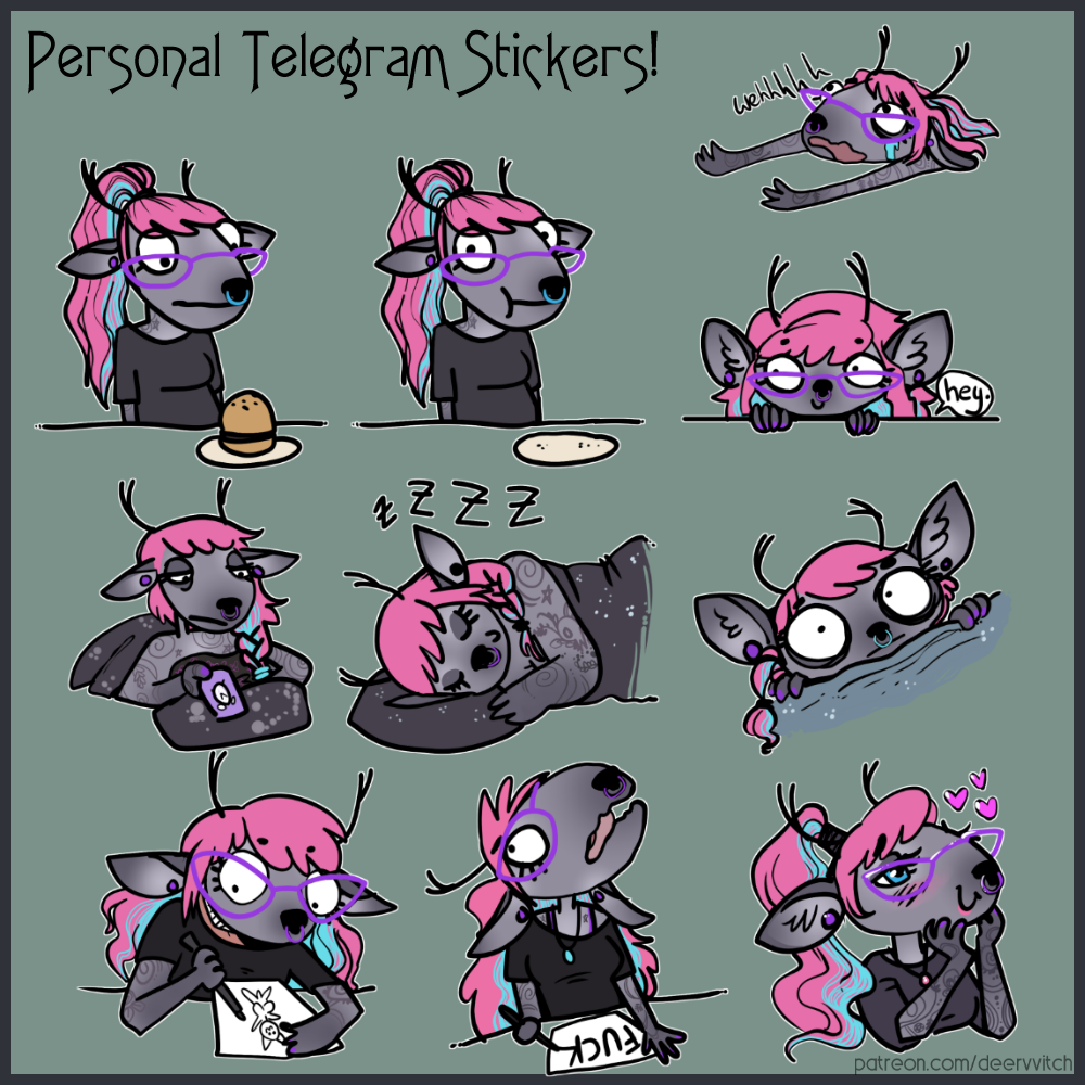 Personal Telegram Stickers - Doe
