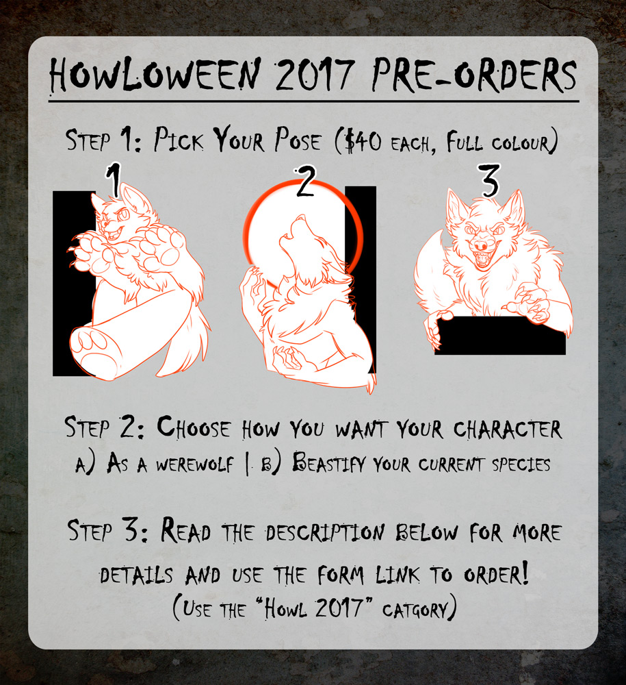 Howloween 2017 Badge Preorders are OPEN!