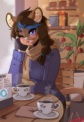 Commission - Coffee date