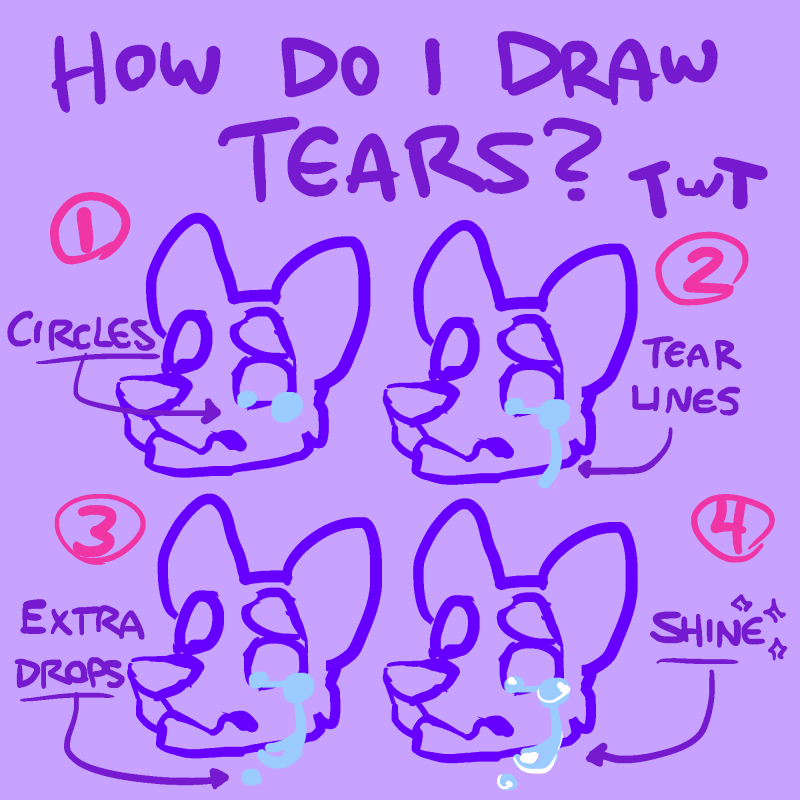 tears / crying tutorial