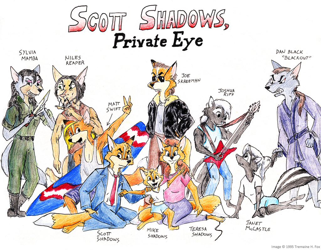 (1995) "Scott Shadows: PI" Cast