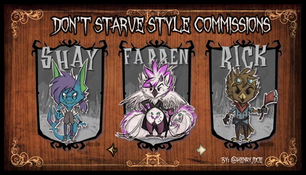 Dont Starve Style Commissions 2nd Batch