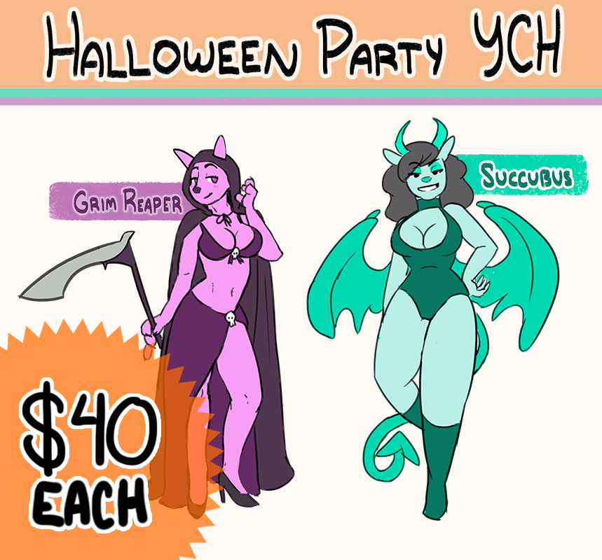 Halloween Party YCH