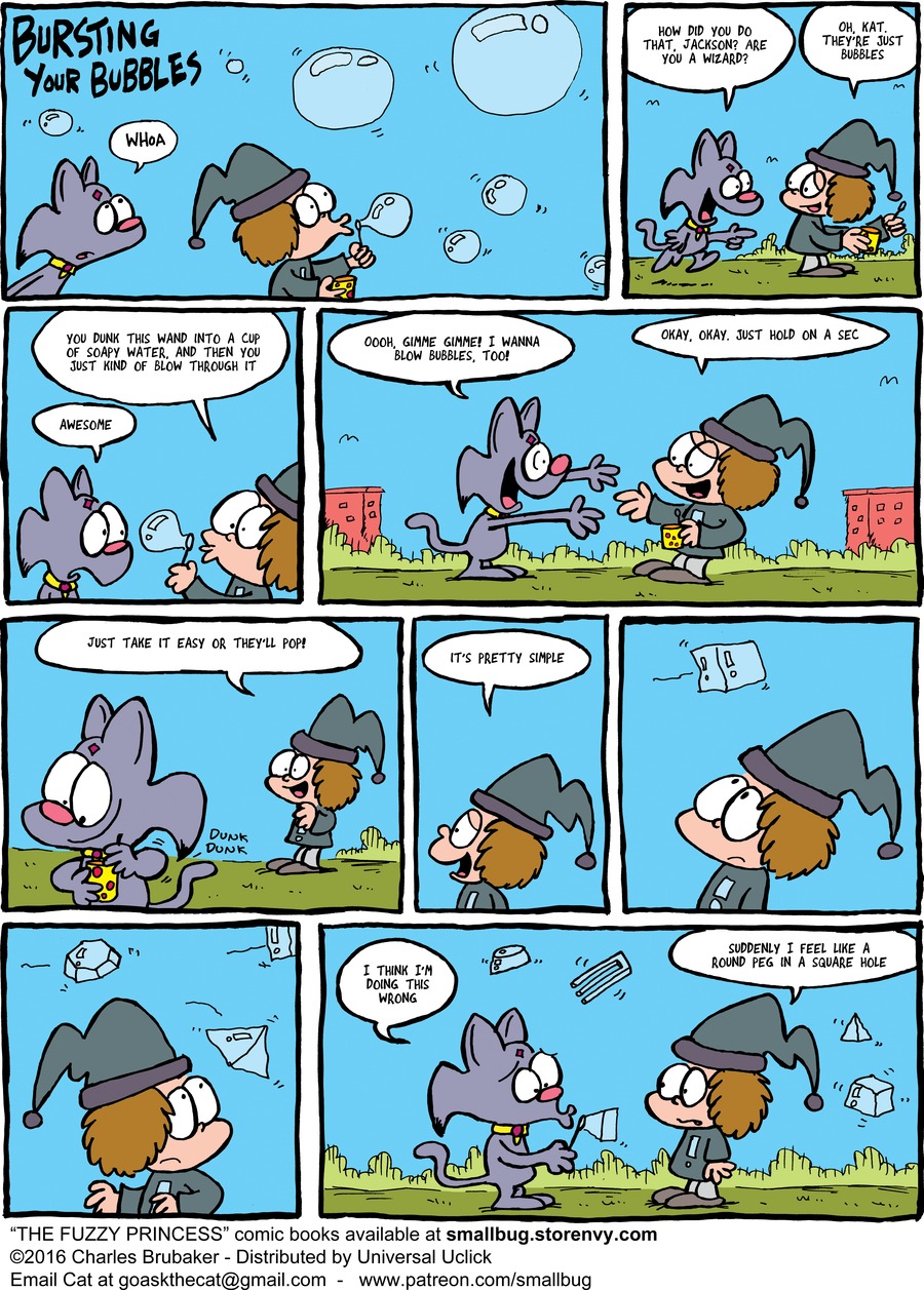 Featured image: [COMIC] The Fuzzy Princess in "Bursting Your Bubbles"