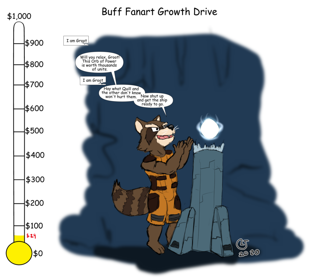 Buff Fanart Growth Drive: Rocket $29