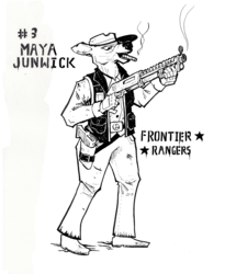 Inktober #3 - Maya Junwick