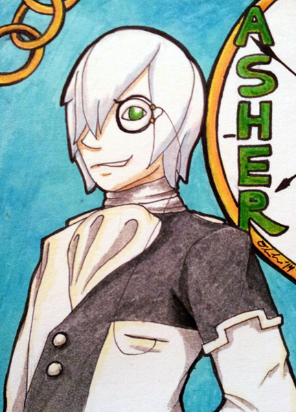 ACEO Badge - Asher