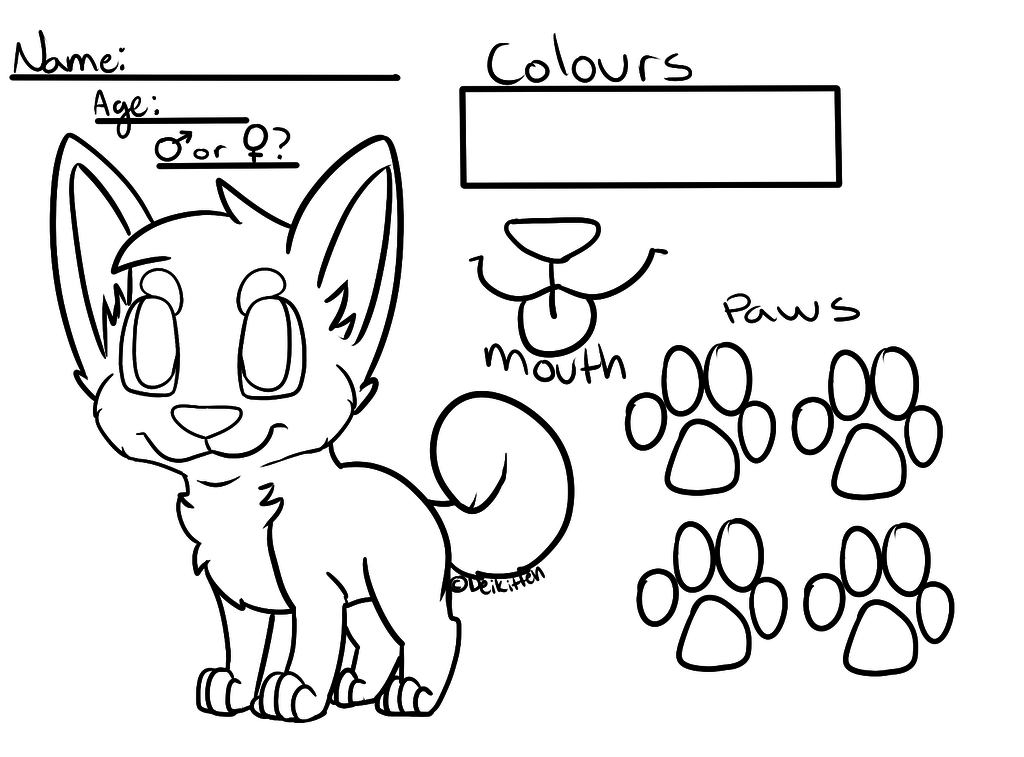 Most recent image: Free To Use Puppy Ref Sheet