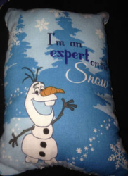 Disney Frozen Olaf Small Throw Pillow Sold