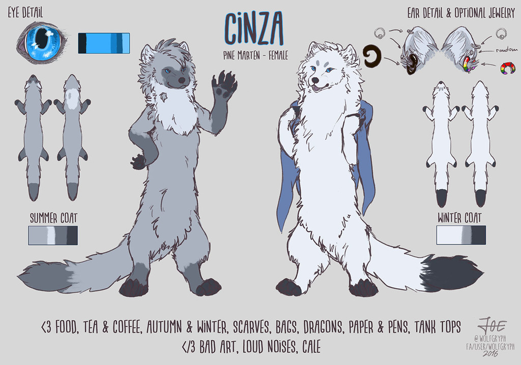 Cinza Reference Sheet