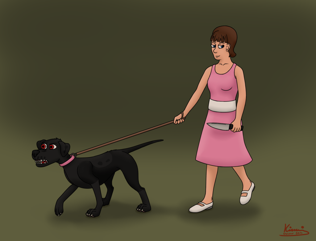The Miss and her Dog