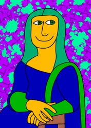 Picture for the badge Mona Lisa fixed