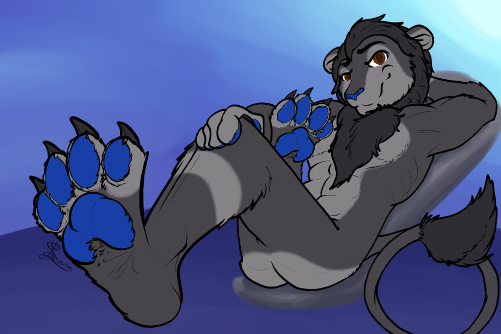 Not Lion About These Pawbs [Comm]