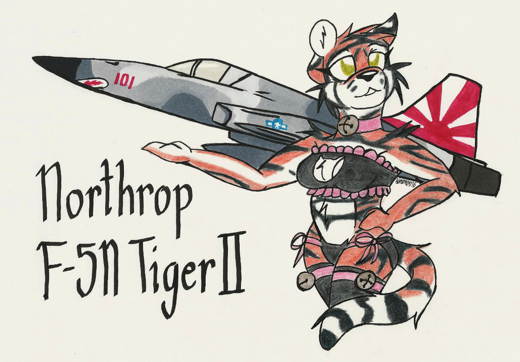 Martial Pinups: Northrop F-5N Tiger II