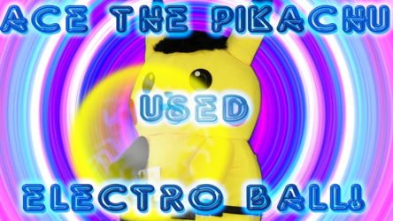 Mascot Pikachu Fursuiting: Ace Spade Uses "Electro Ball"