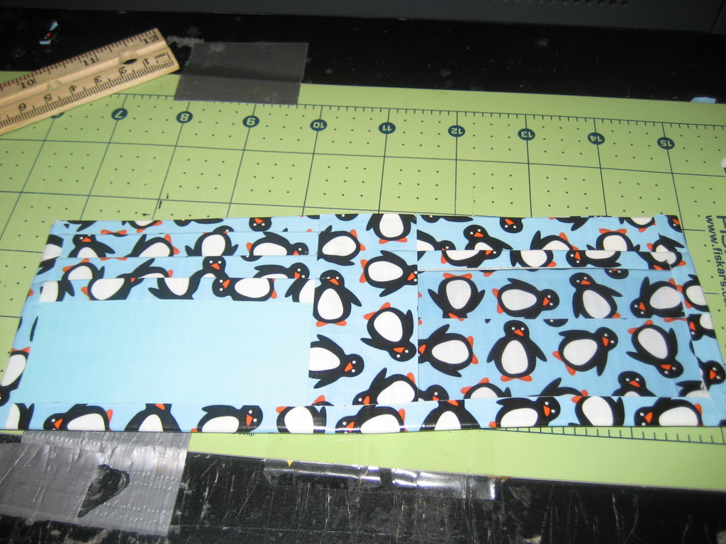 penguin duct tape bifold wallet