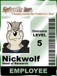 Splastic ID Badge: NickWolf