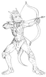 Commission (Sketch) - Hunter