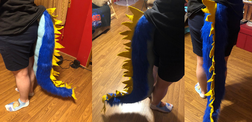 Blue Dragon Tail Commission