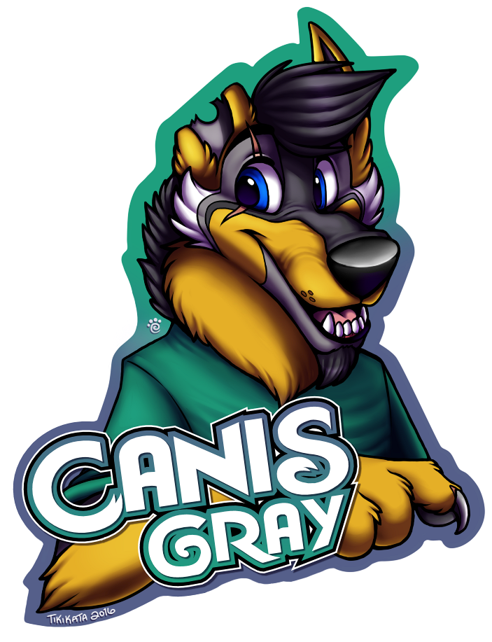 Canis Gray Zootopia Badge (MCFC 2016)