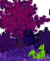 Pixel Forest Scene YCH