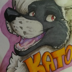 Kato fursuit Badge