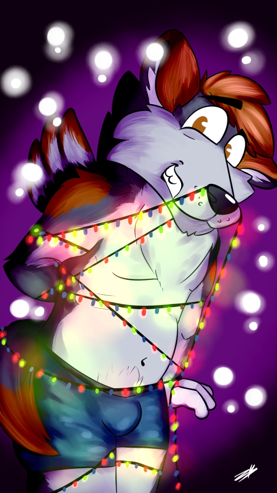 Christmas lights (Commission)