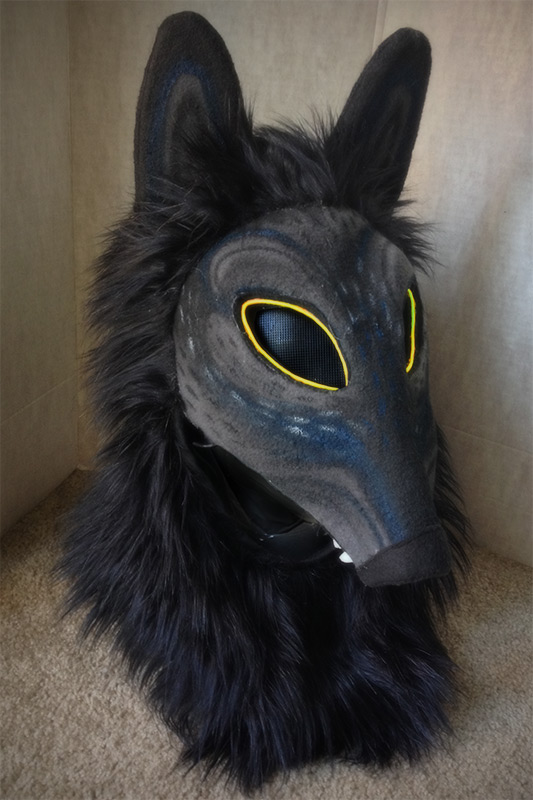 Black Wolf dance mask