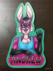 Andrew Bust Badge