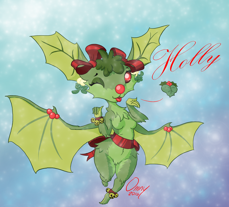 Holly the Mistletoe Bat