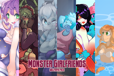 Monster Girlfriends wallpaper pack