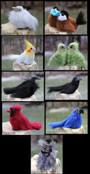 Bird Critters, December Batch