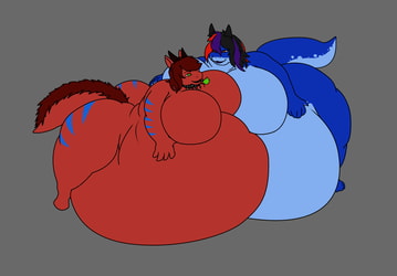 Two Huge Dragoness