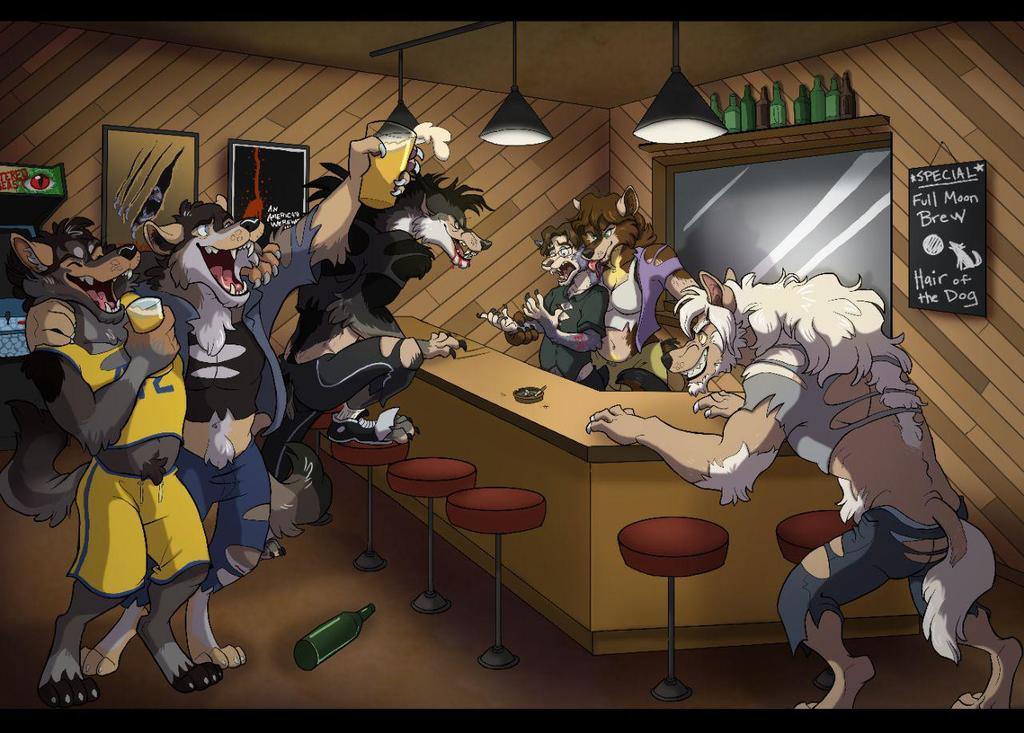 Werewolf Bar by Silverclaw1
