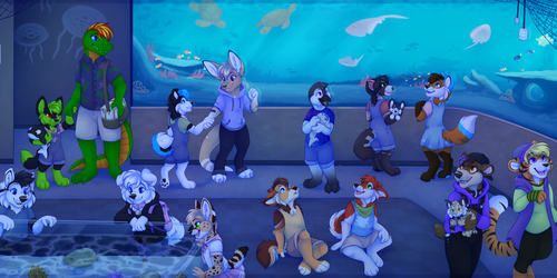 Sonar’s Aquarium Visit Day Out - By ApplePup 