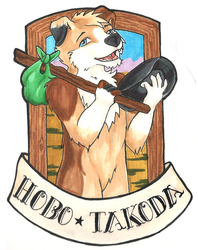 Fur-Eh 2015 Badge Hobo Takoda
