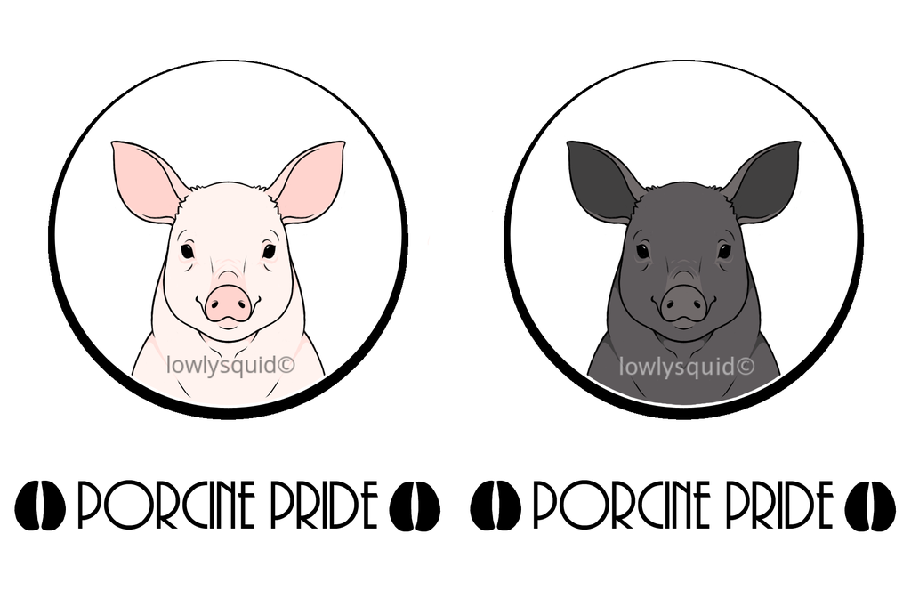 Porcine Pride Badges