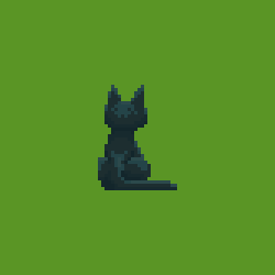 Pixel Daily: Black Cat