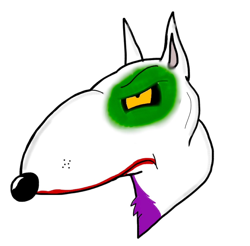 Joker bull terrier