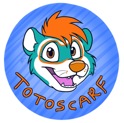 Totoscarf Ferret badge