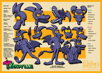 YARDVILLE - Buster Gargoyle Poses and Expressions