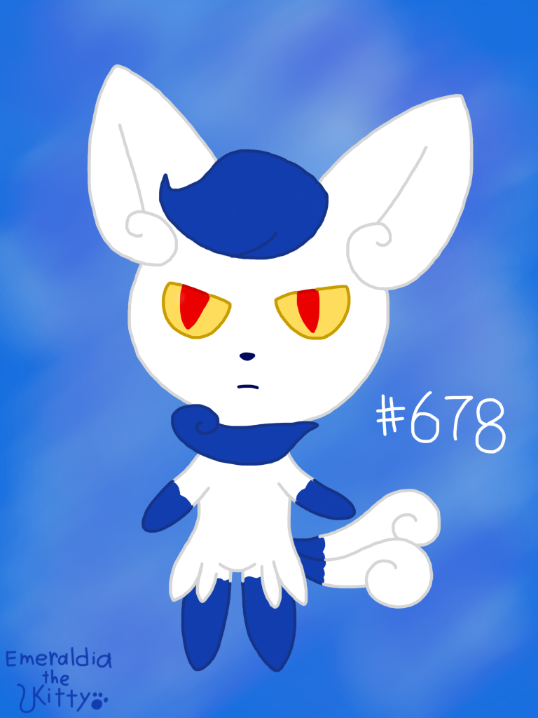 Female Meowstic (Unshaded)